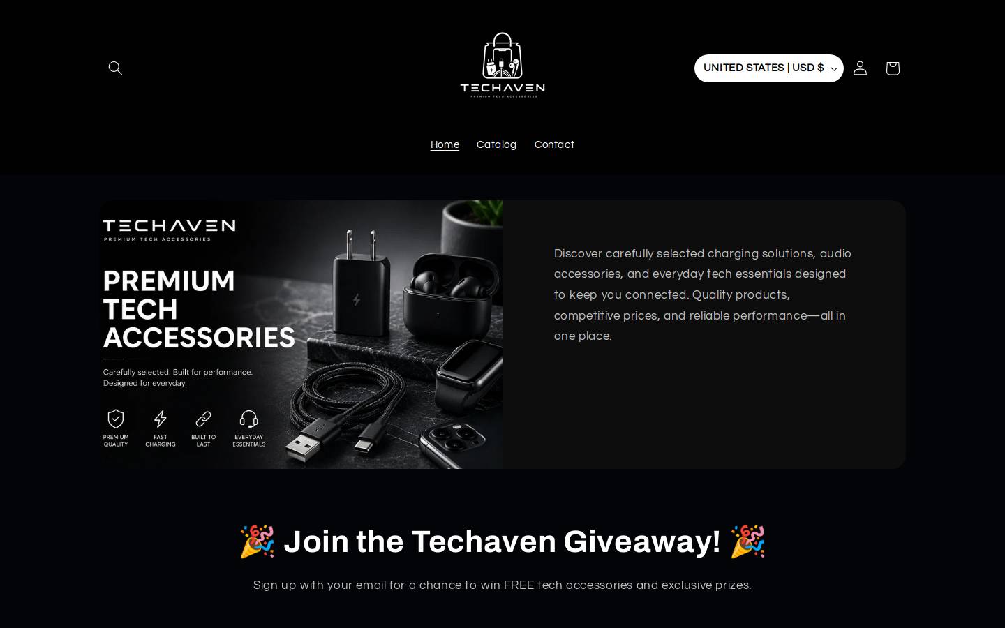techaven.co homepage screenshot