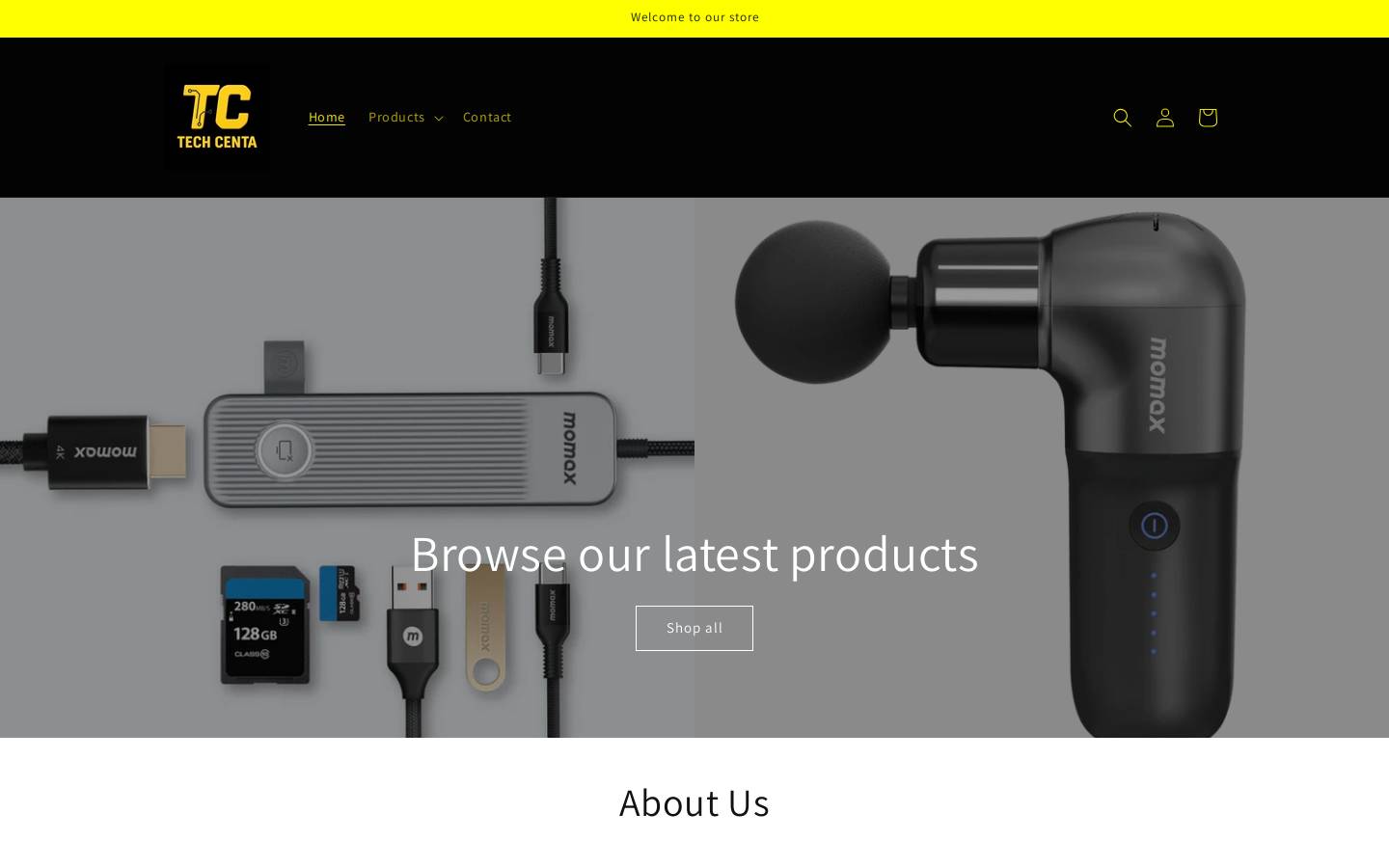techcenta.com.au homepage screenshot