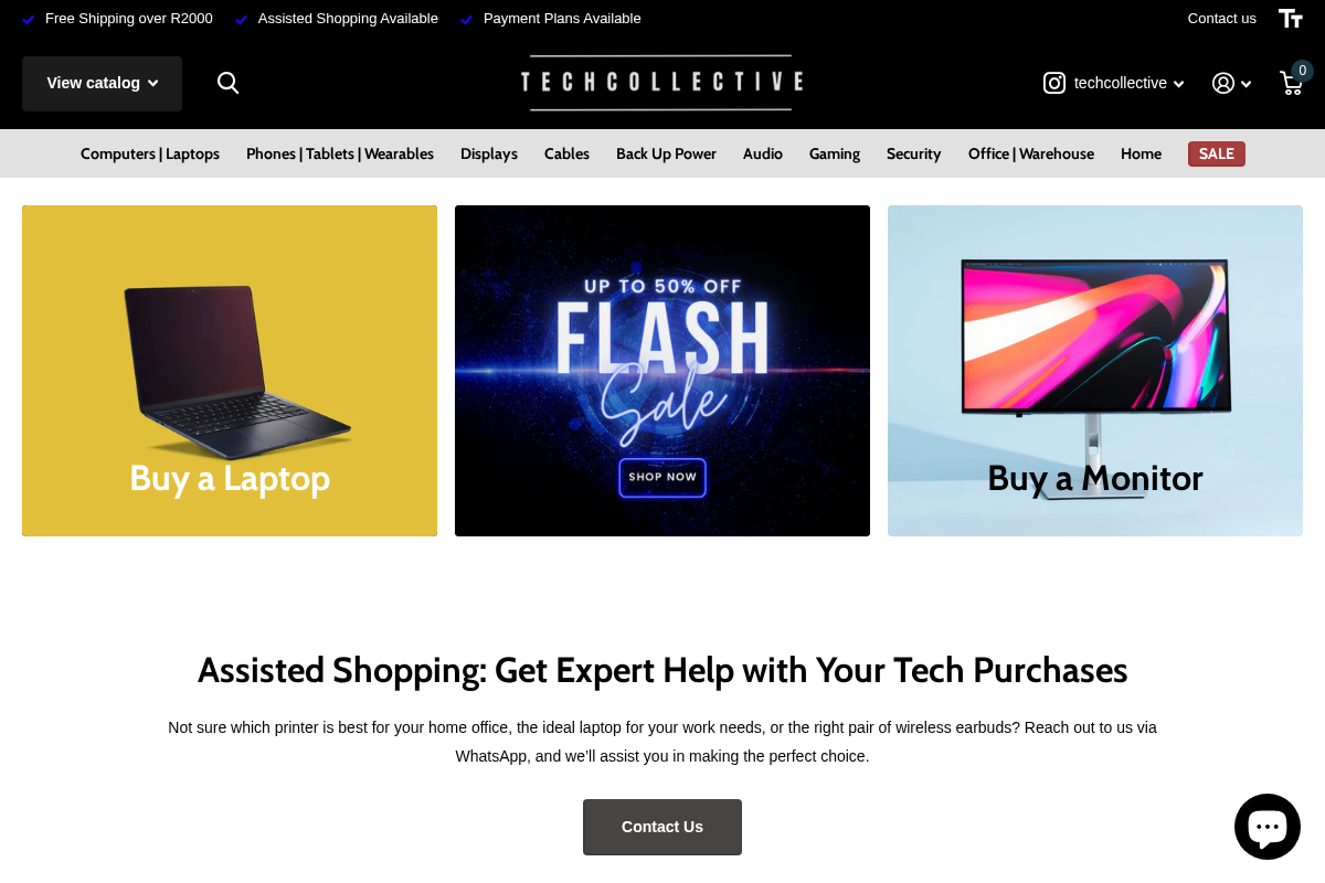 Techcollective homepage screenshot