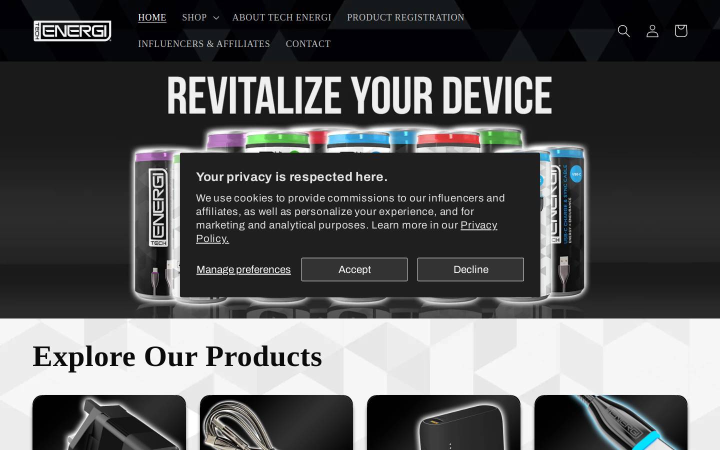 techenergi.com homepage screenshot