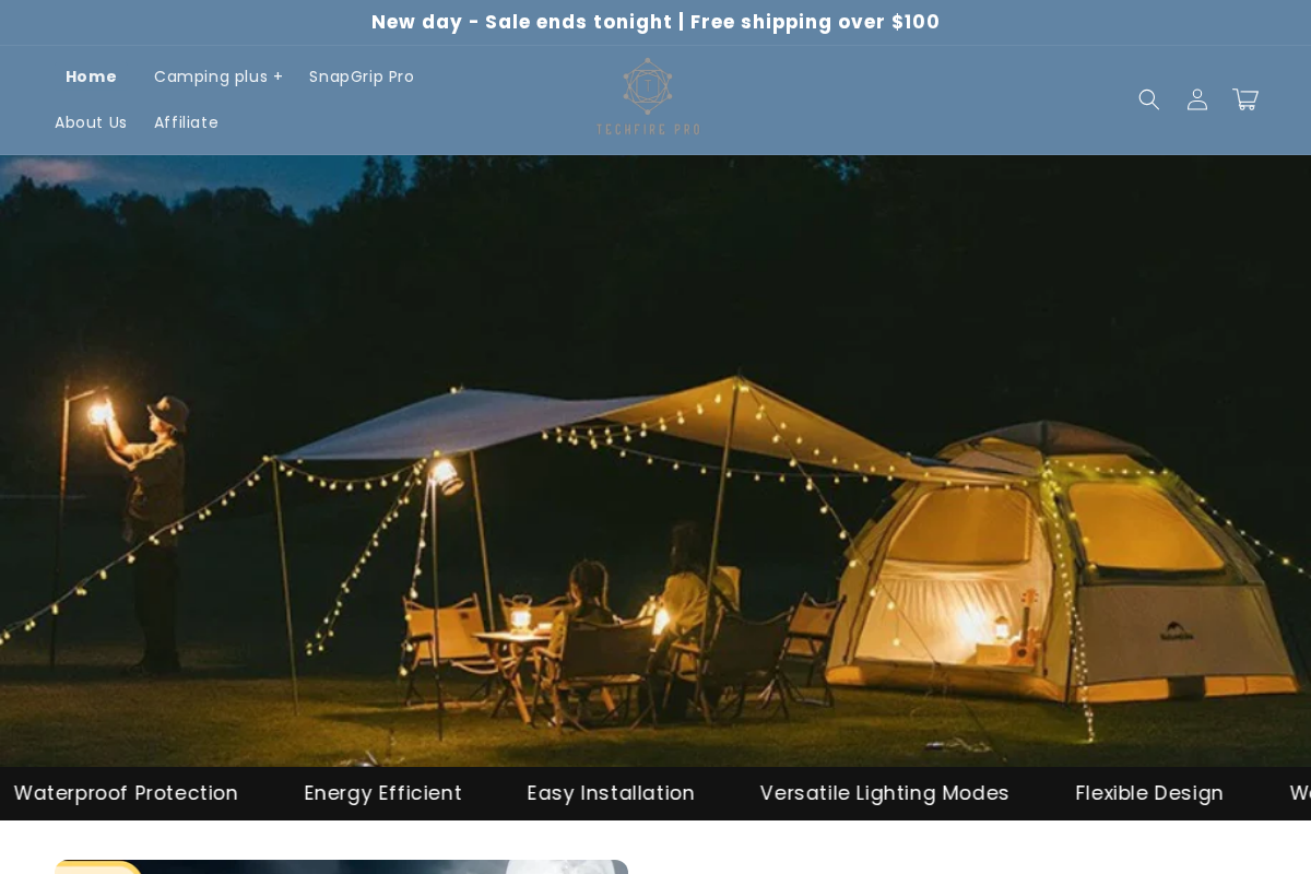 Techfirepro homepage screenshot