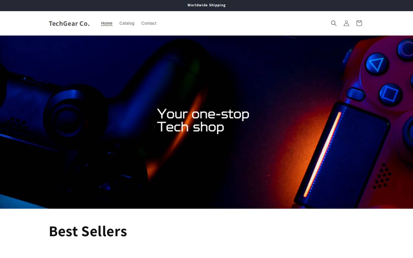 techgearco.com homepage screenshot