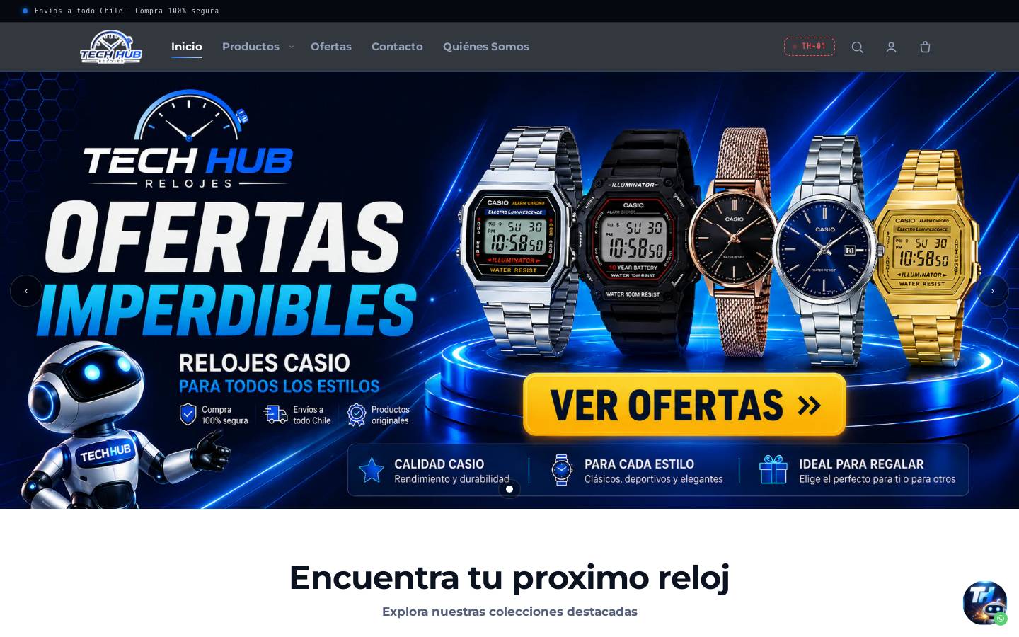Techhub homepage screenshot