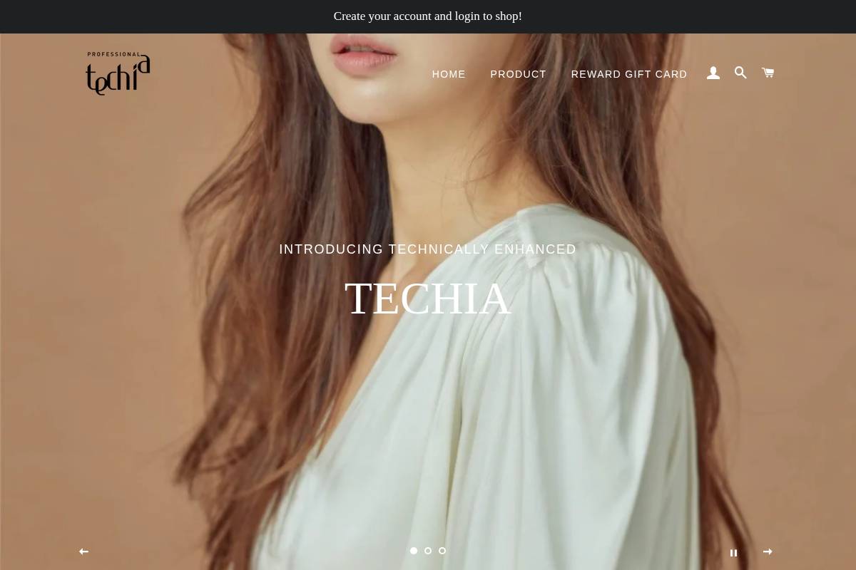 techia.ca homepage screenshot