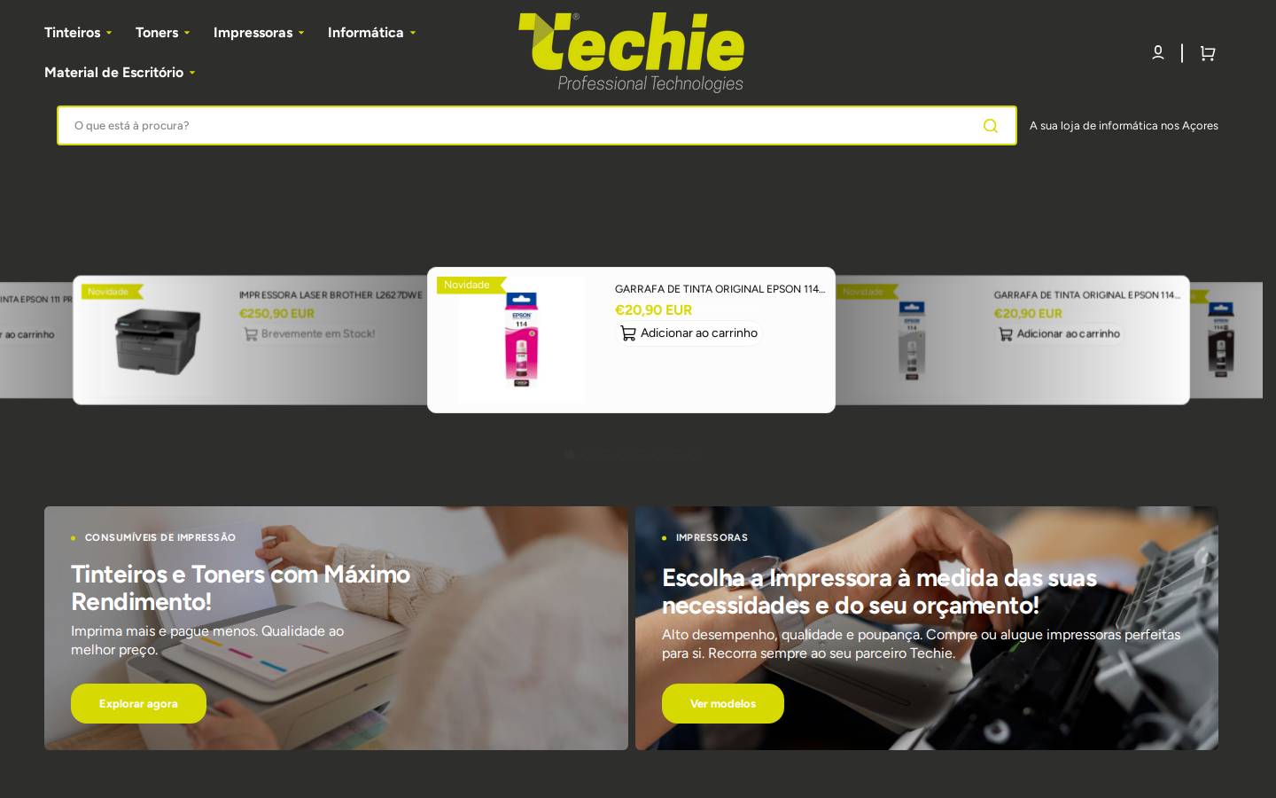 PC-Techie homepage screenshot