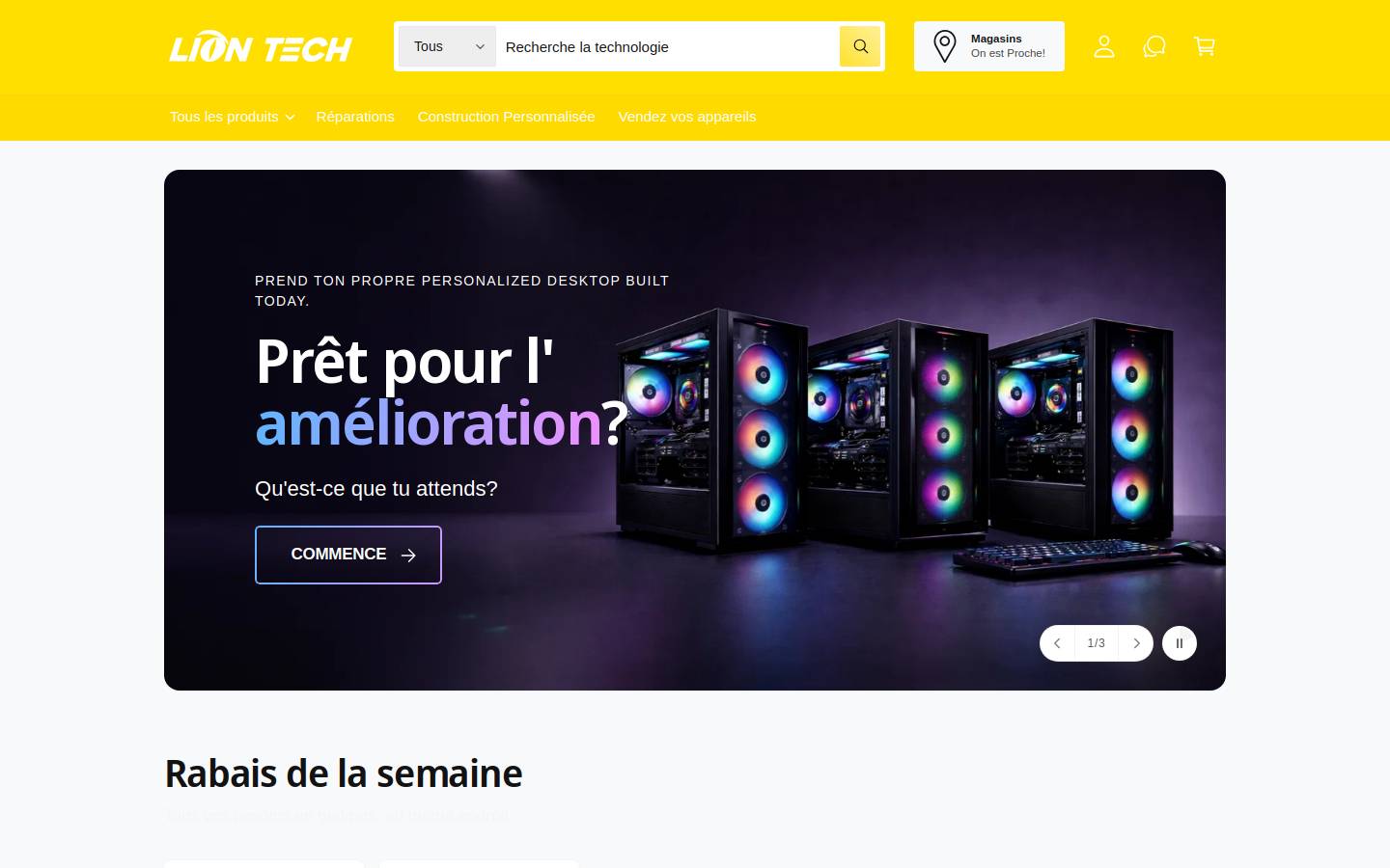Techlion homepage screenshot
