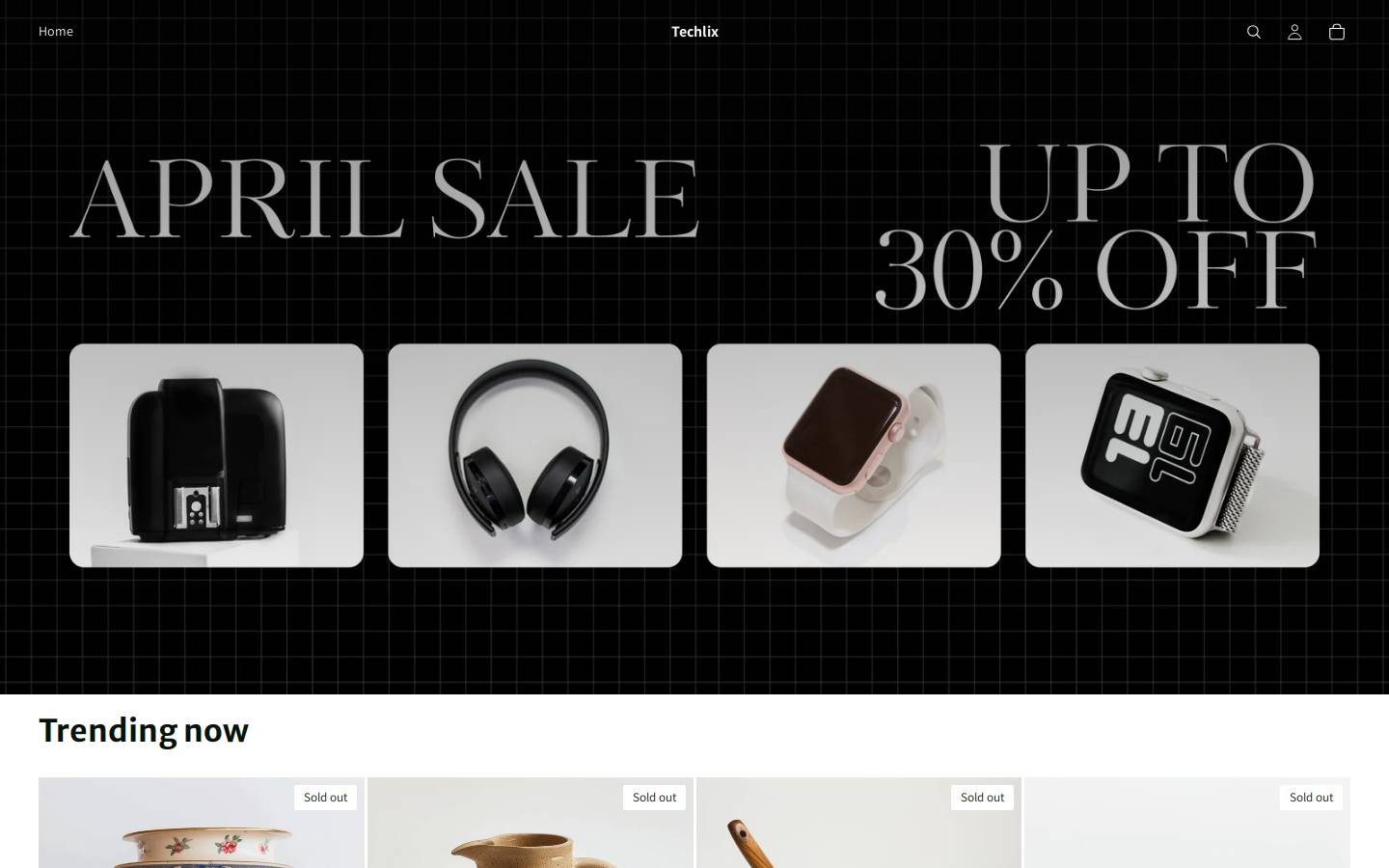 techlix.co.in homepage screenshot