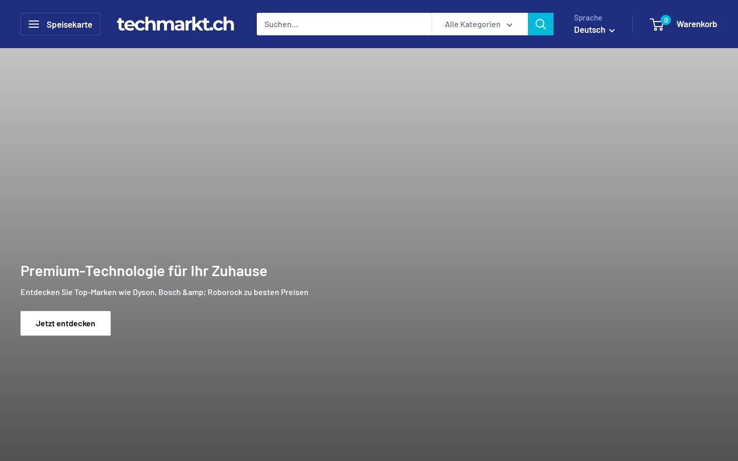 Techmarkt homepage screenshot