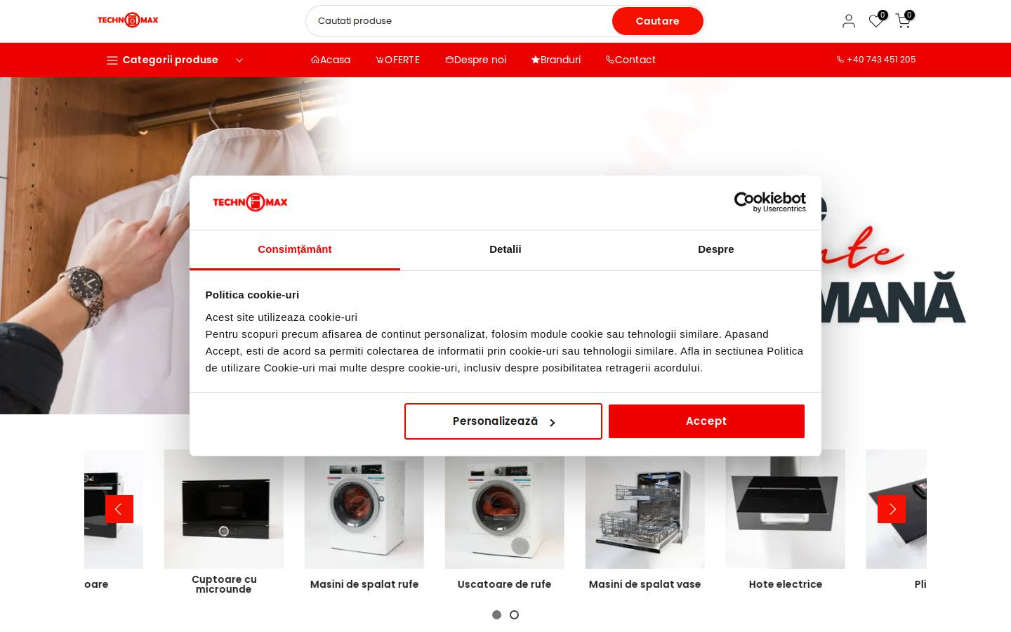 techmax.ro homepage screenshot