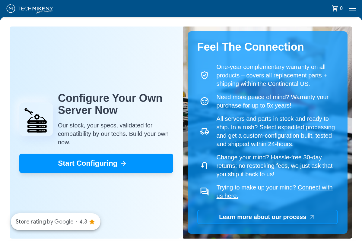 TechMikeNY homepage screenshot