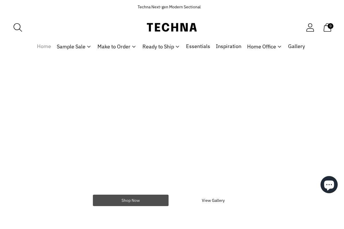 technafurniture.com homepage screenshot