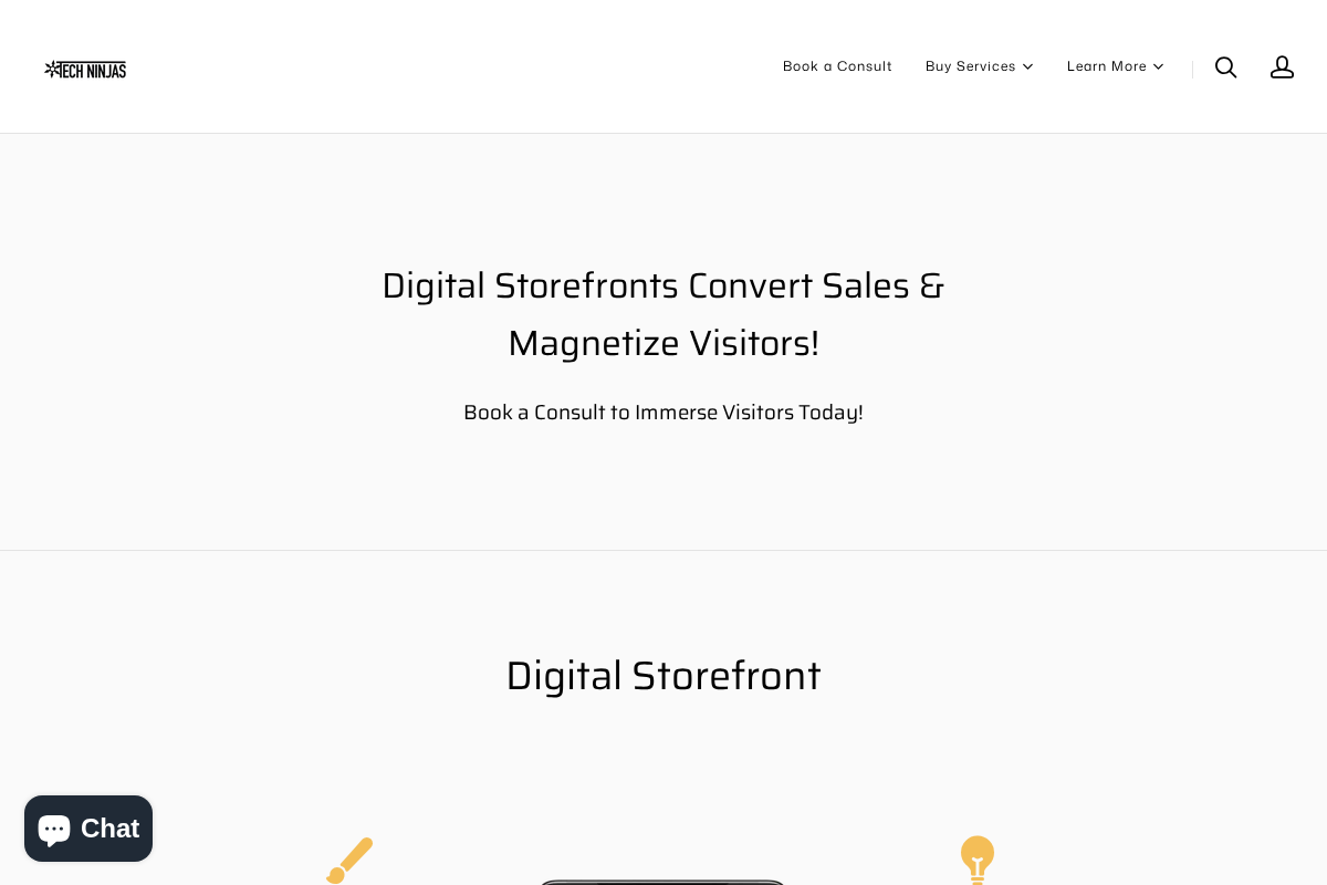 TechNinjasDFW homepage screenshot