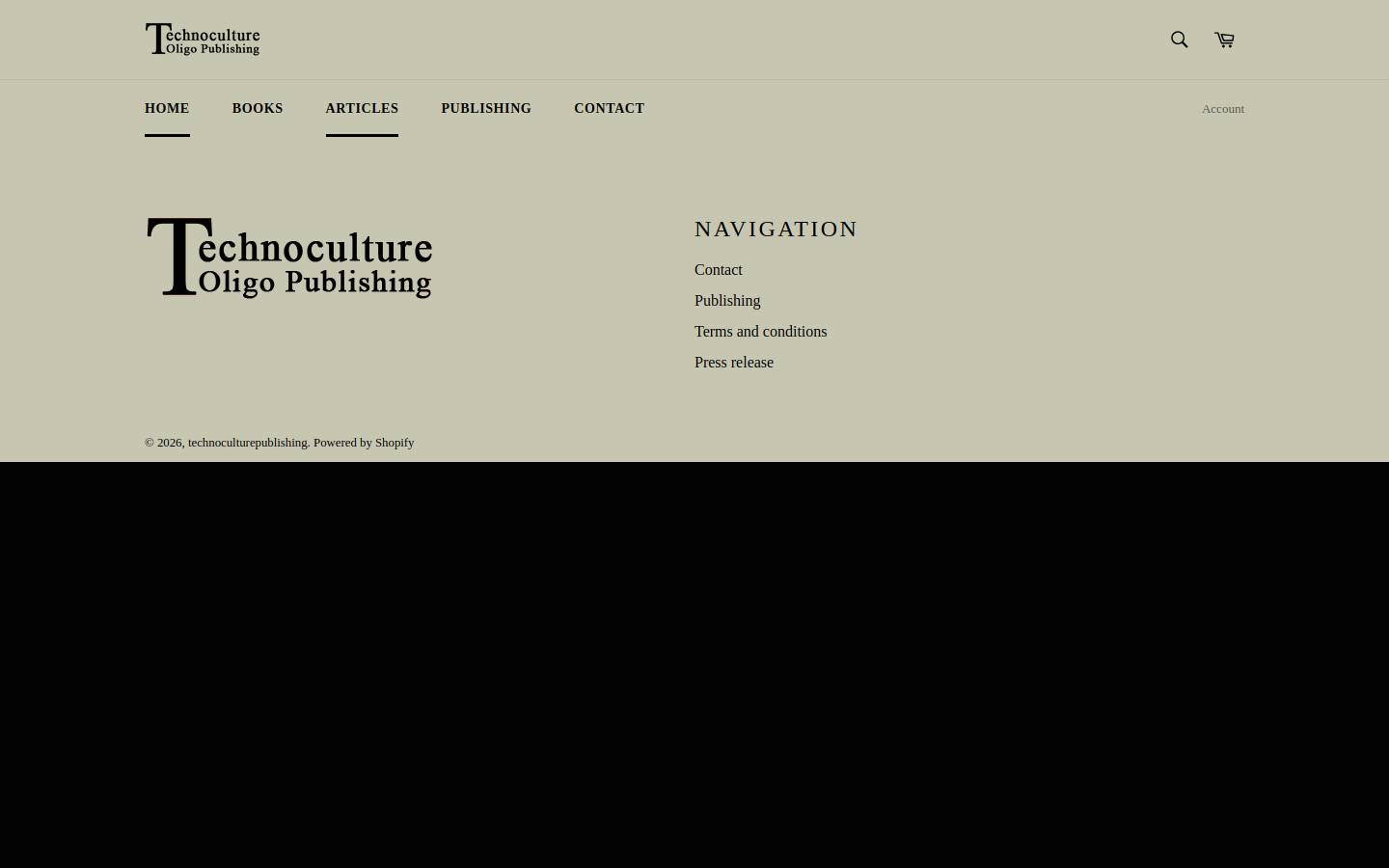 technoculturepublishing.com homepage screenshot