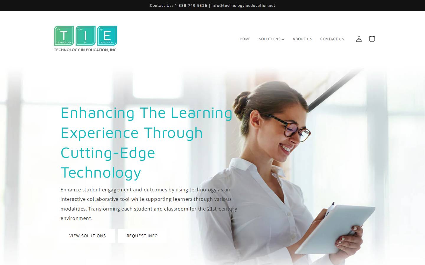 Technologyineducation homepage screenshot