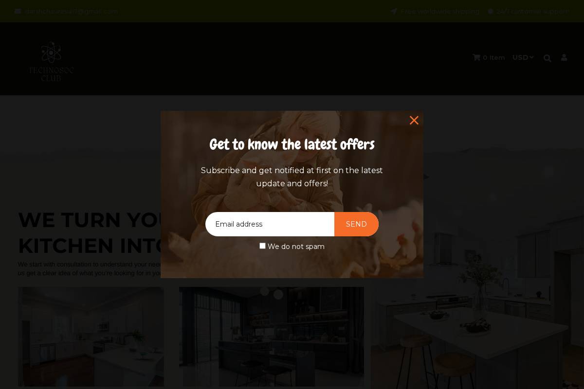 technosocclub.com homepage screenshot