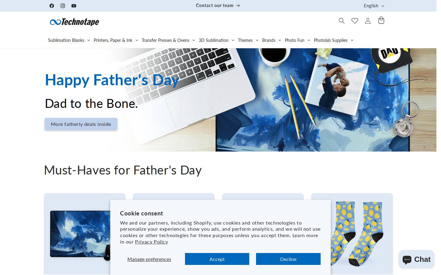 technotape.com homepage screenshot