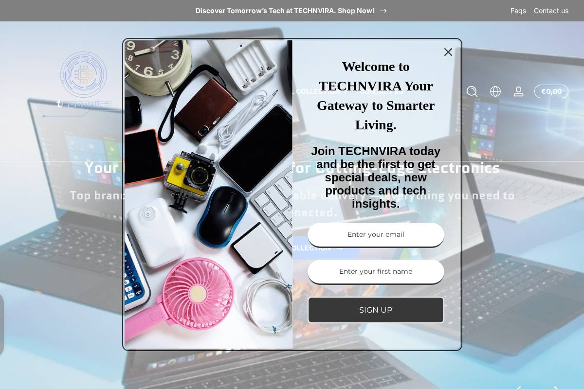 technvira.com homepage screenshot
