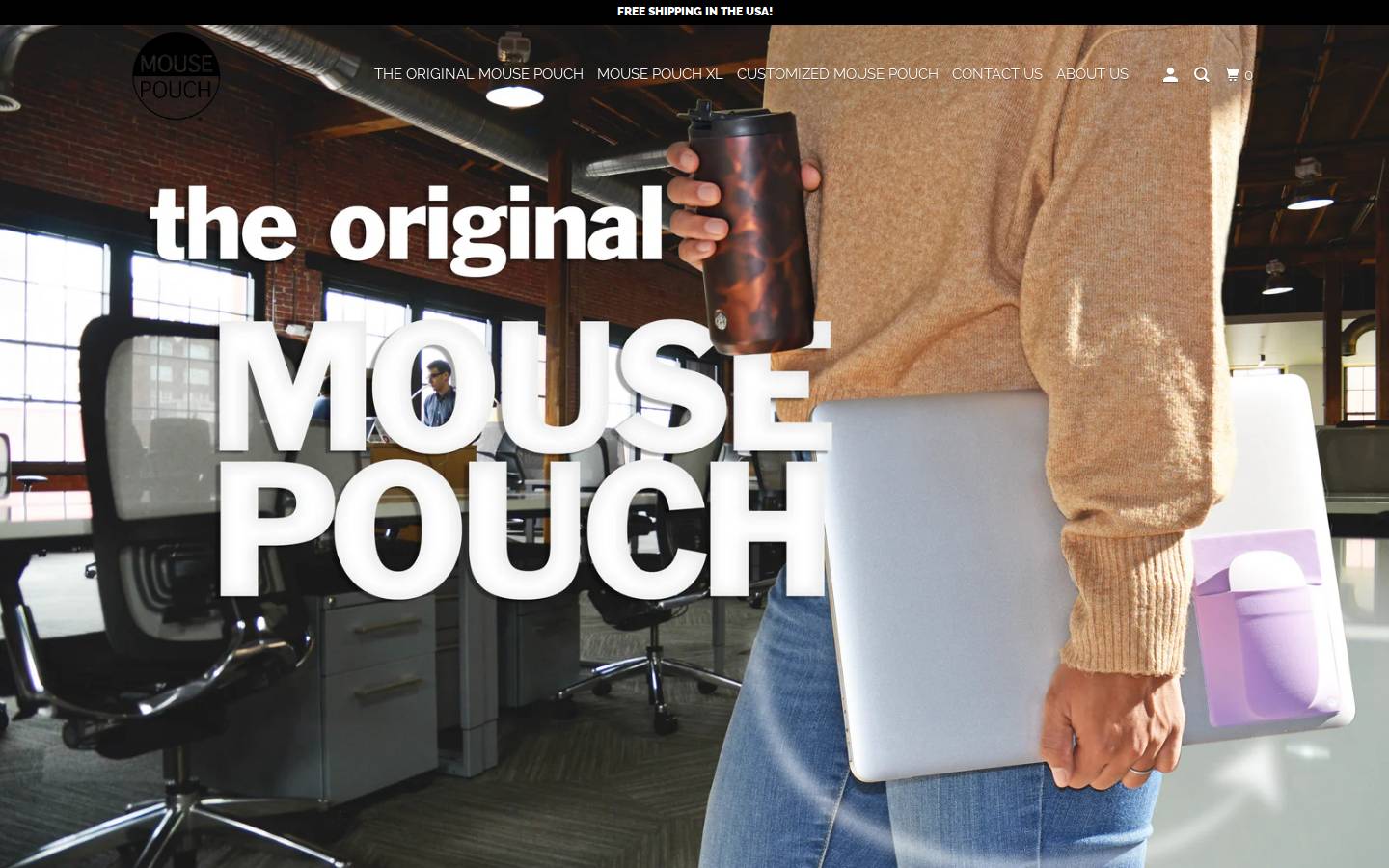 techpouches.com homepage screenshot