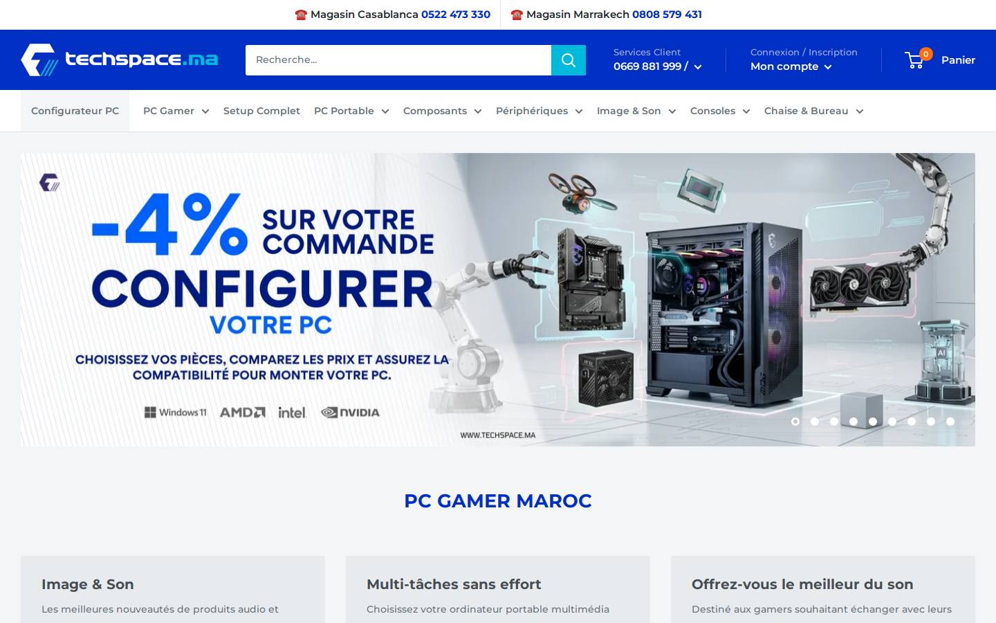 techspace.ma homepage screenshot