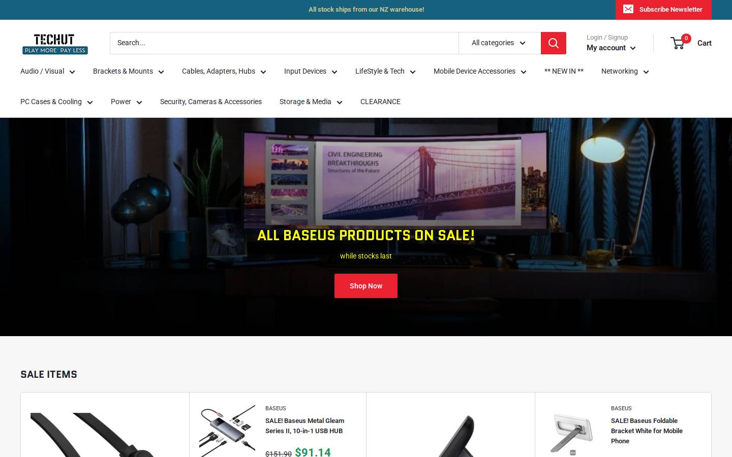 techut.co.nz homepage screenshot