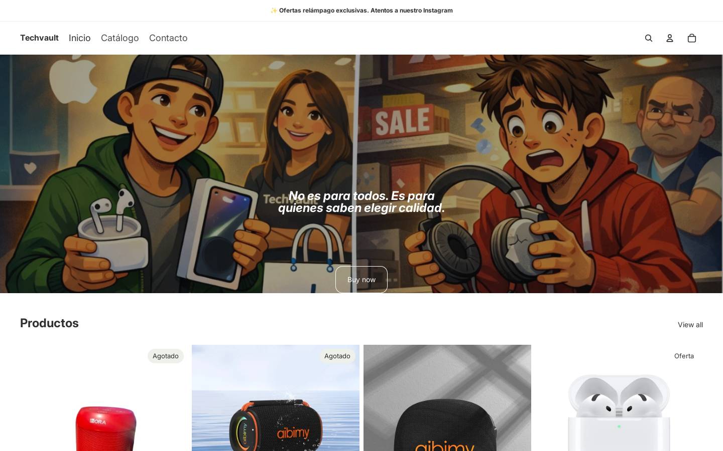 techvaultcol.com homepage screenshot