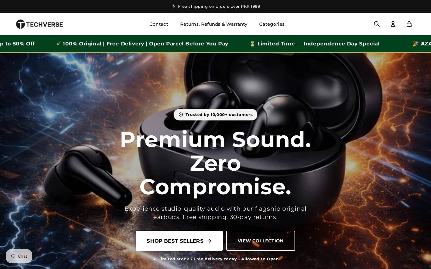 techversepk.com homepage screenshot