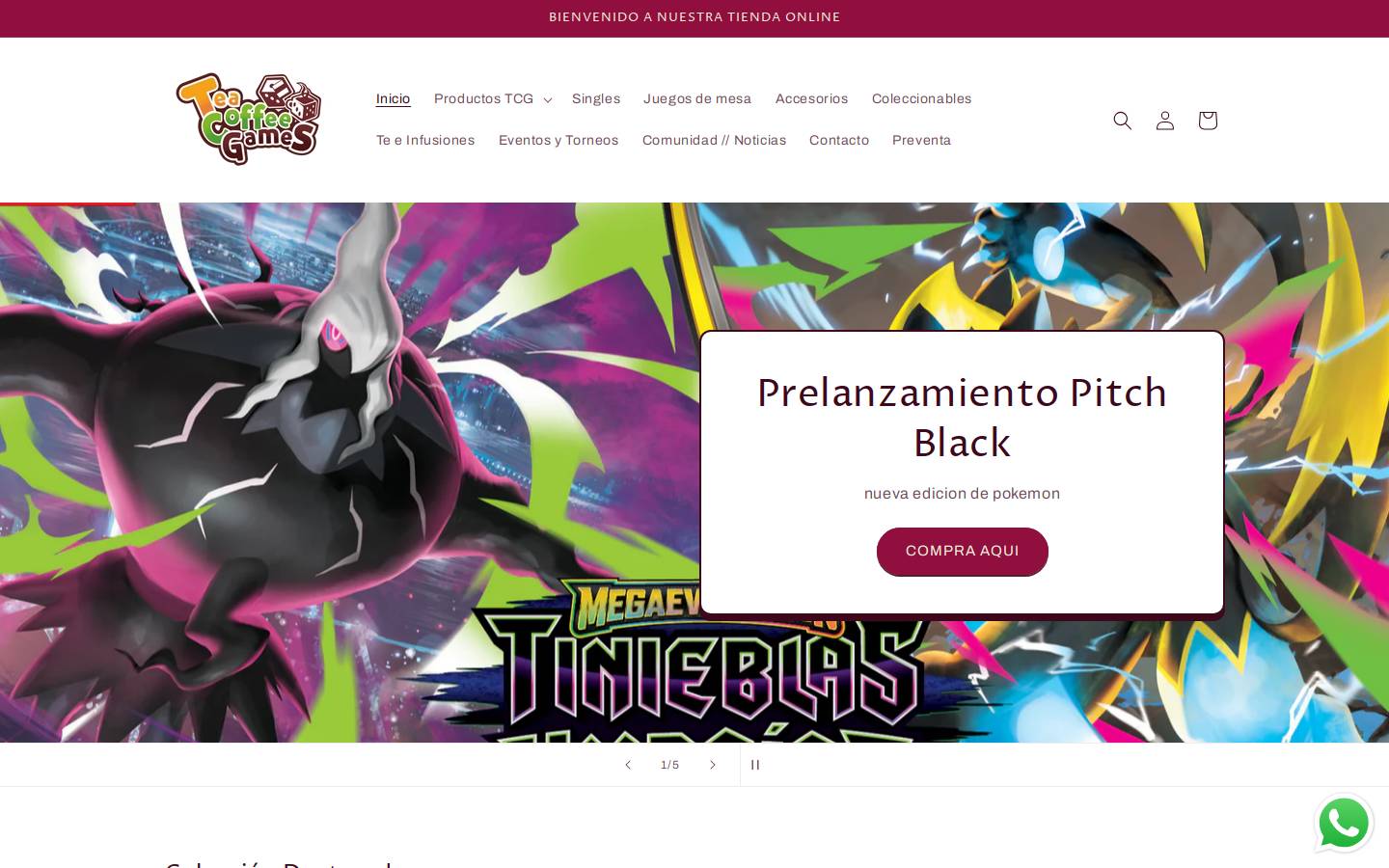 tecitogames.com homepage screenshot