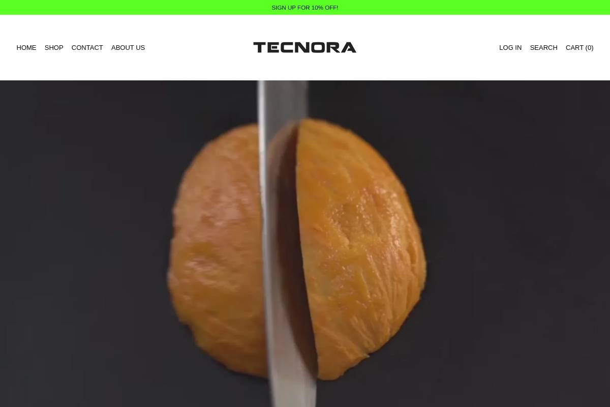 Tecnora UK homepage screenshot