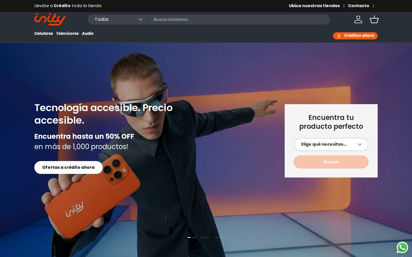 tecnotiendacolombia.com homepage screenshot