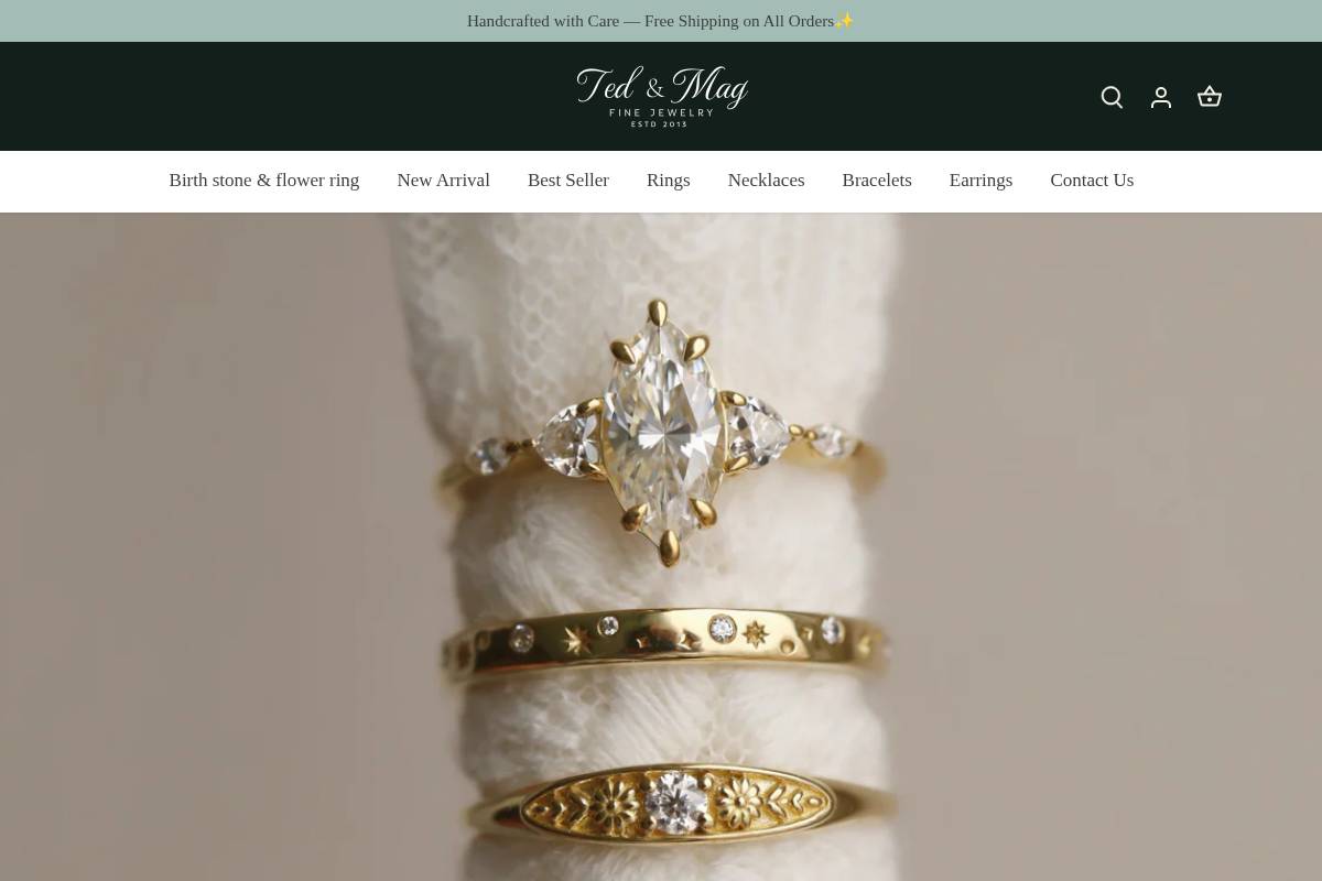 tedandmag.com homepage screenshot