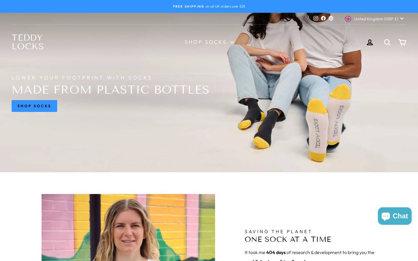 Teddy Locks homepage screenshot