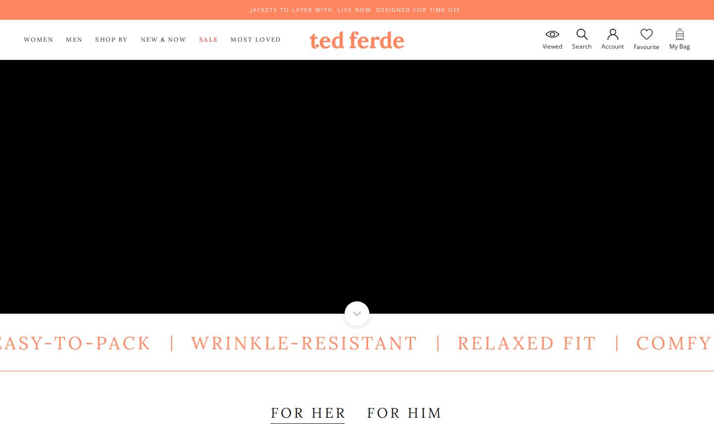 tedferde.com homepage screenshot