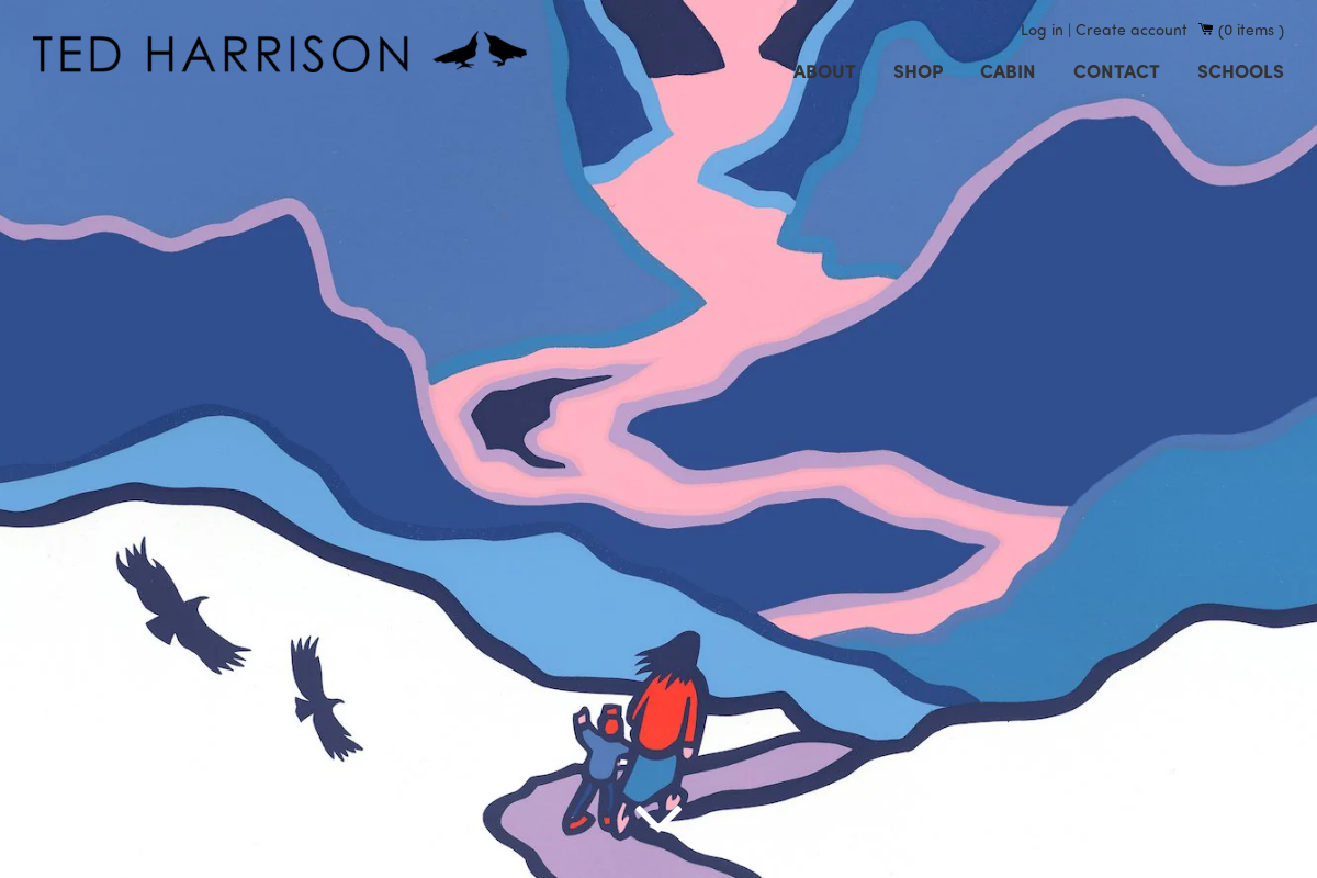 tedharrison.ca homepage screenshot