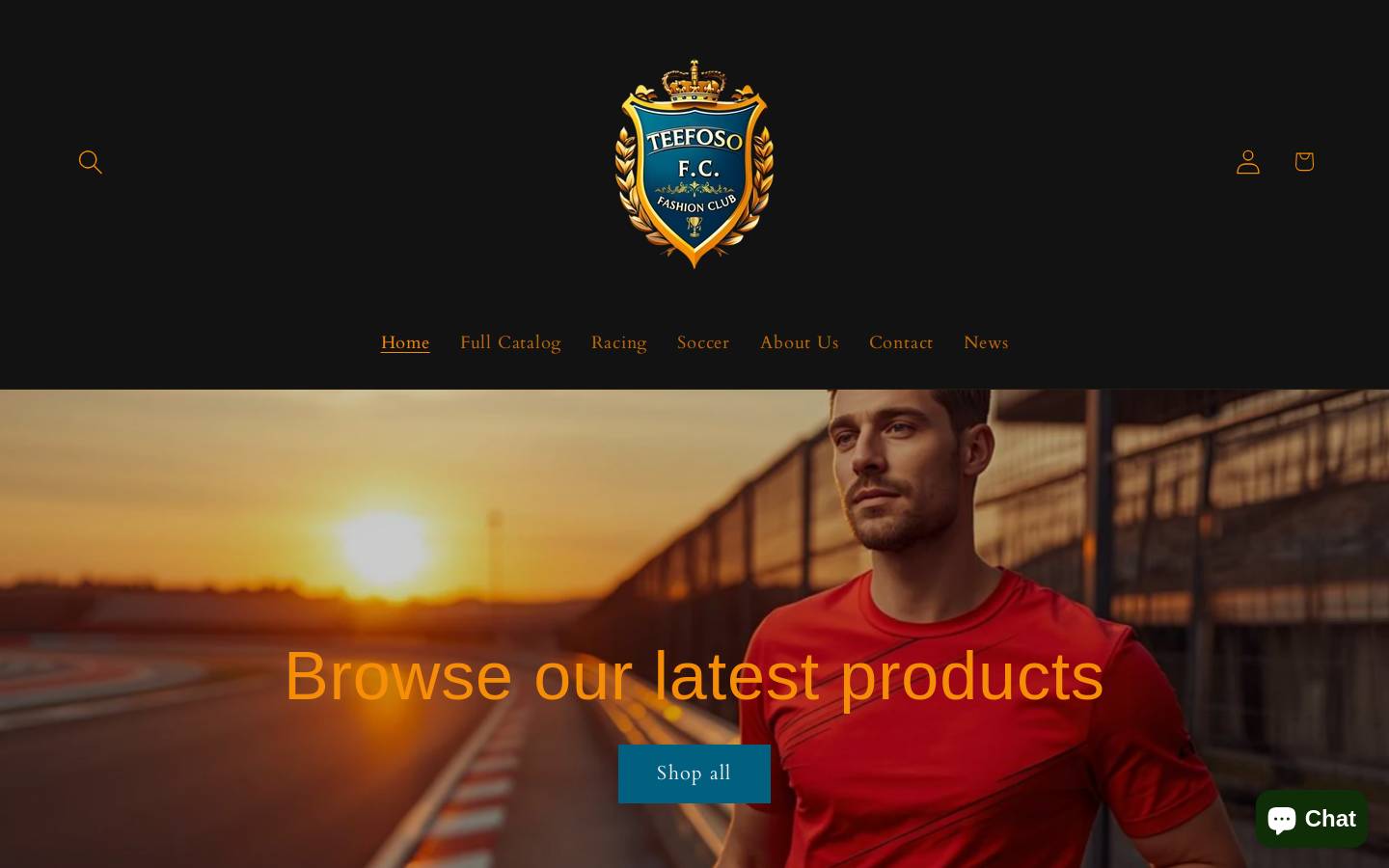 teefoso.com homepage screenshot