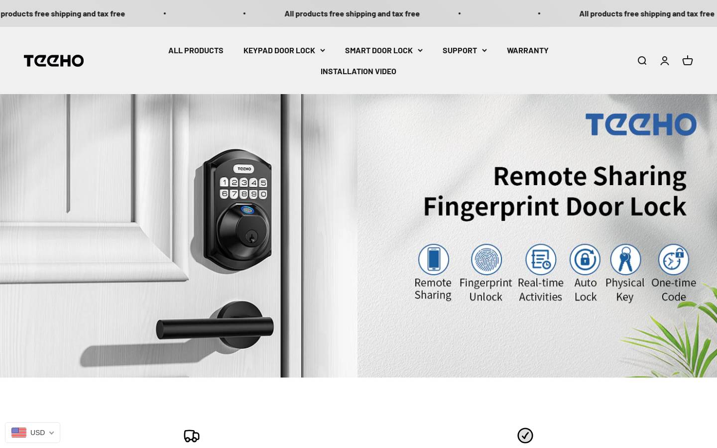teeho.com homepage screenshot
