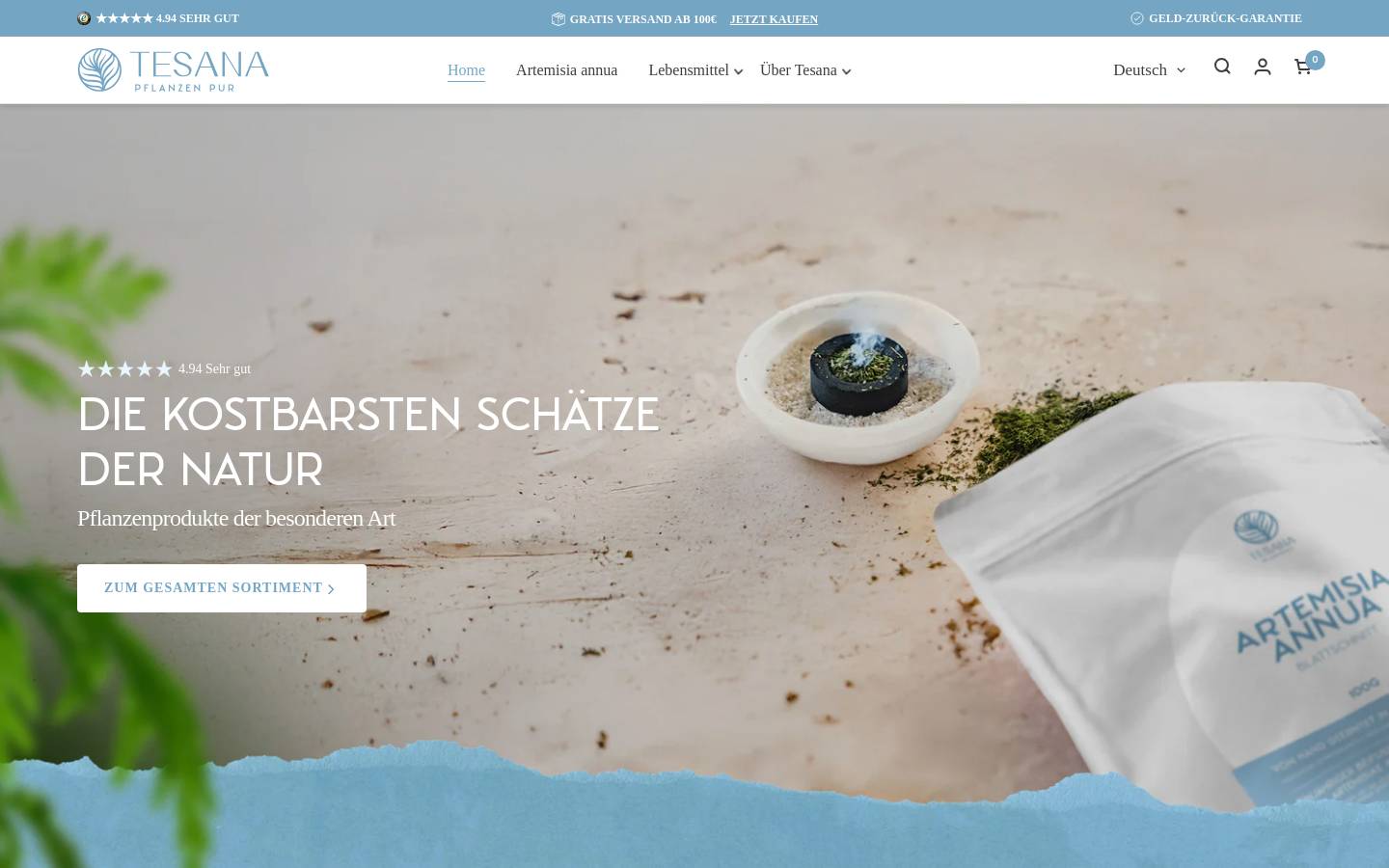 teemana.com homepage screenshot