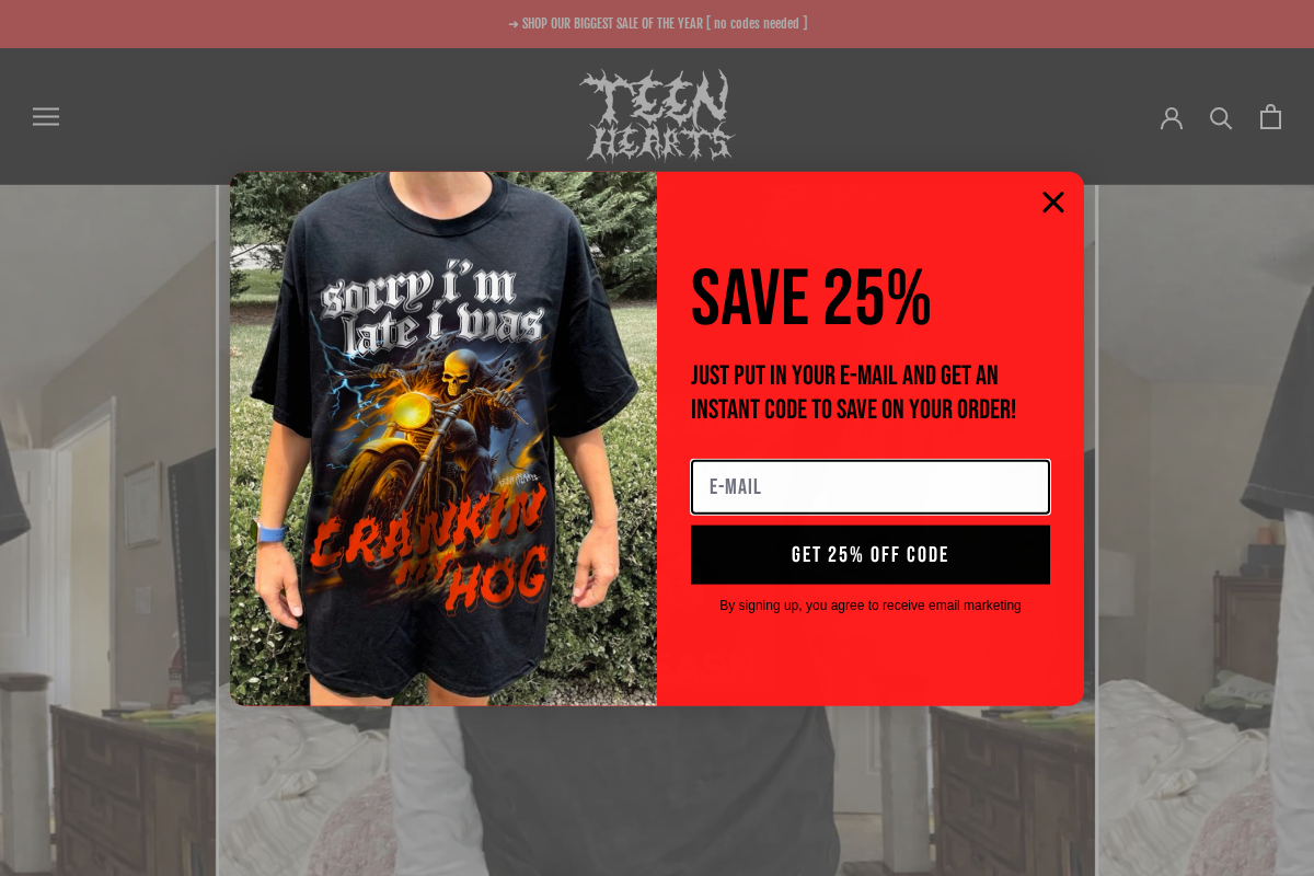 Teen Hearts homepage screenshot