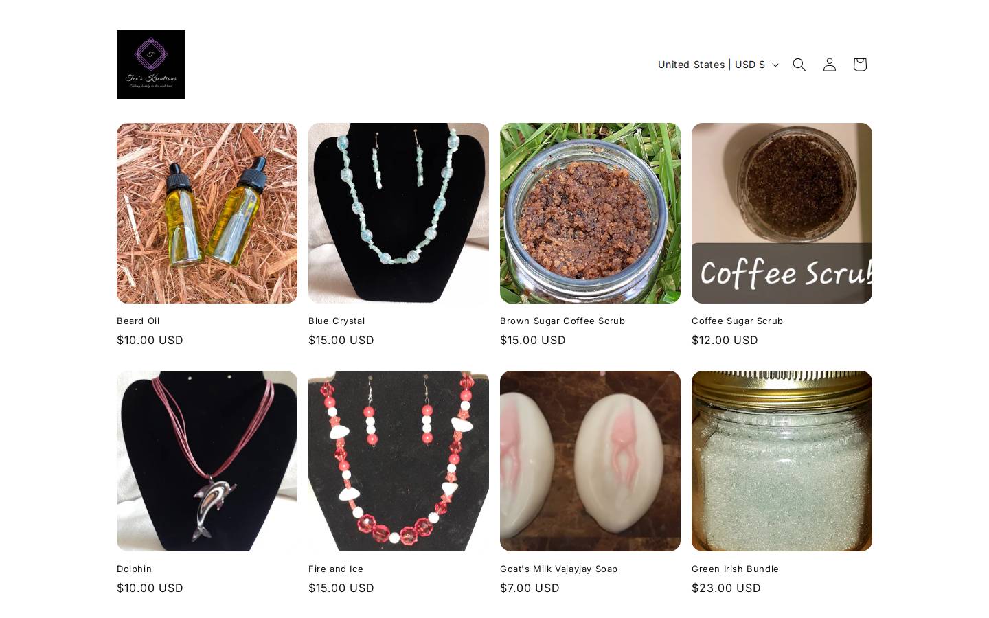 teeskreations.com homepage screenshot