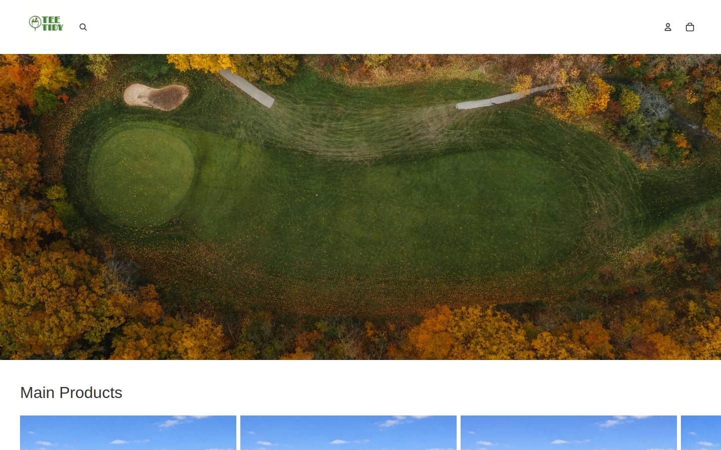 teetidy.com homepage screenshot