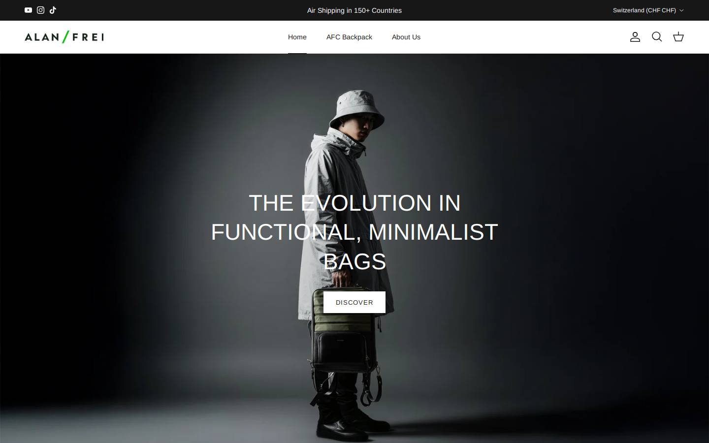 Tefors homepage screenshot