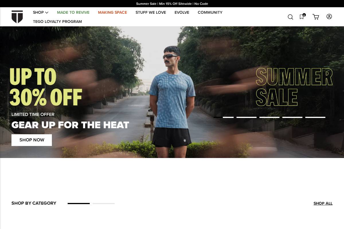 tego.fit homepage screenshot
