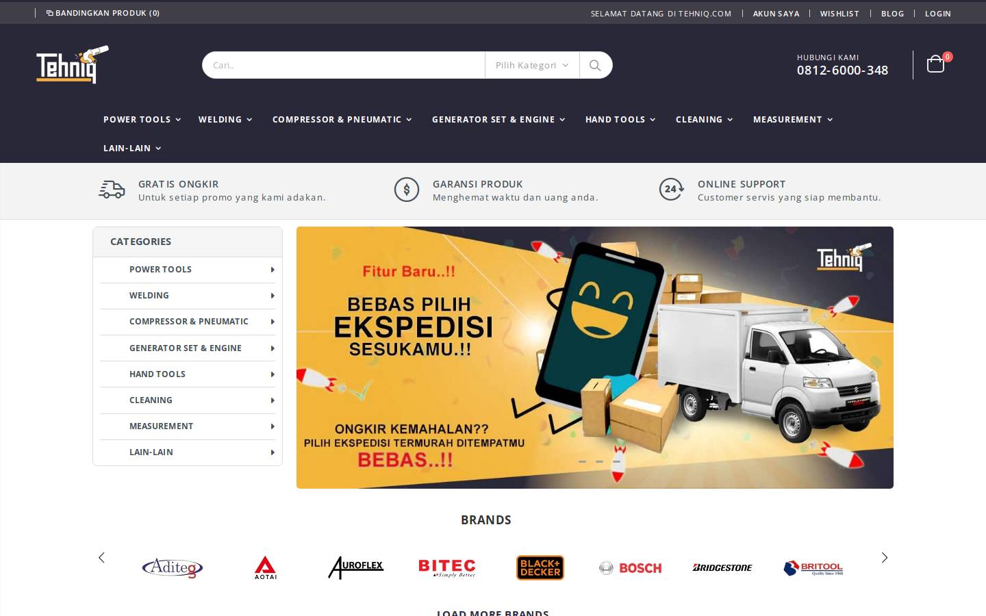 tehniq.com homepage screenshot