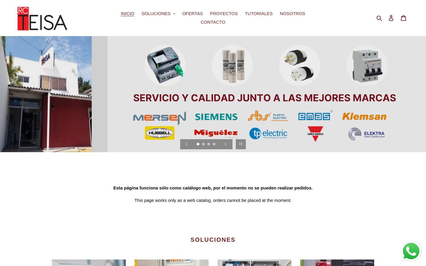 teisapanama.com homepage screenshot