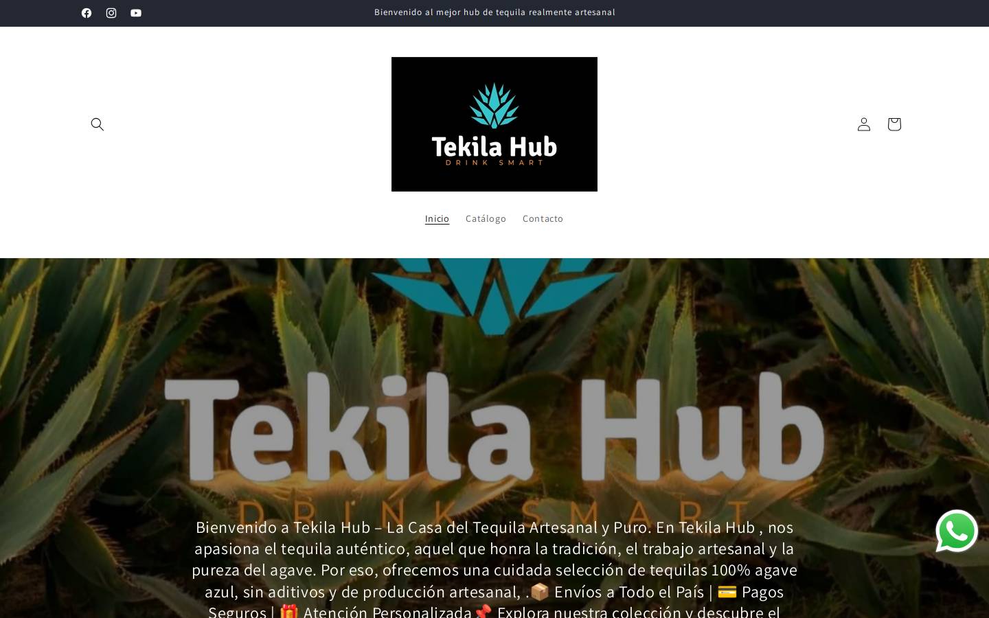 tekilahub.com homepage screenshot