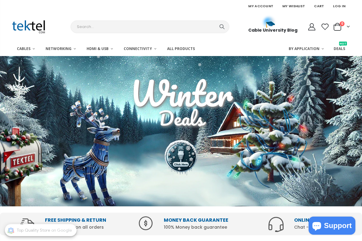 tektel.com homepage screenshot