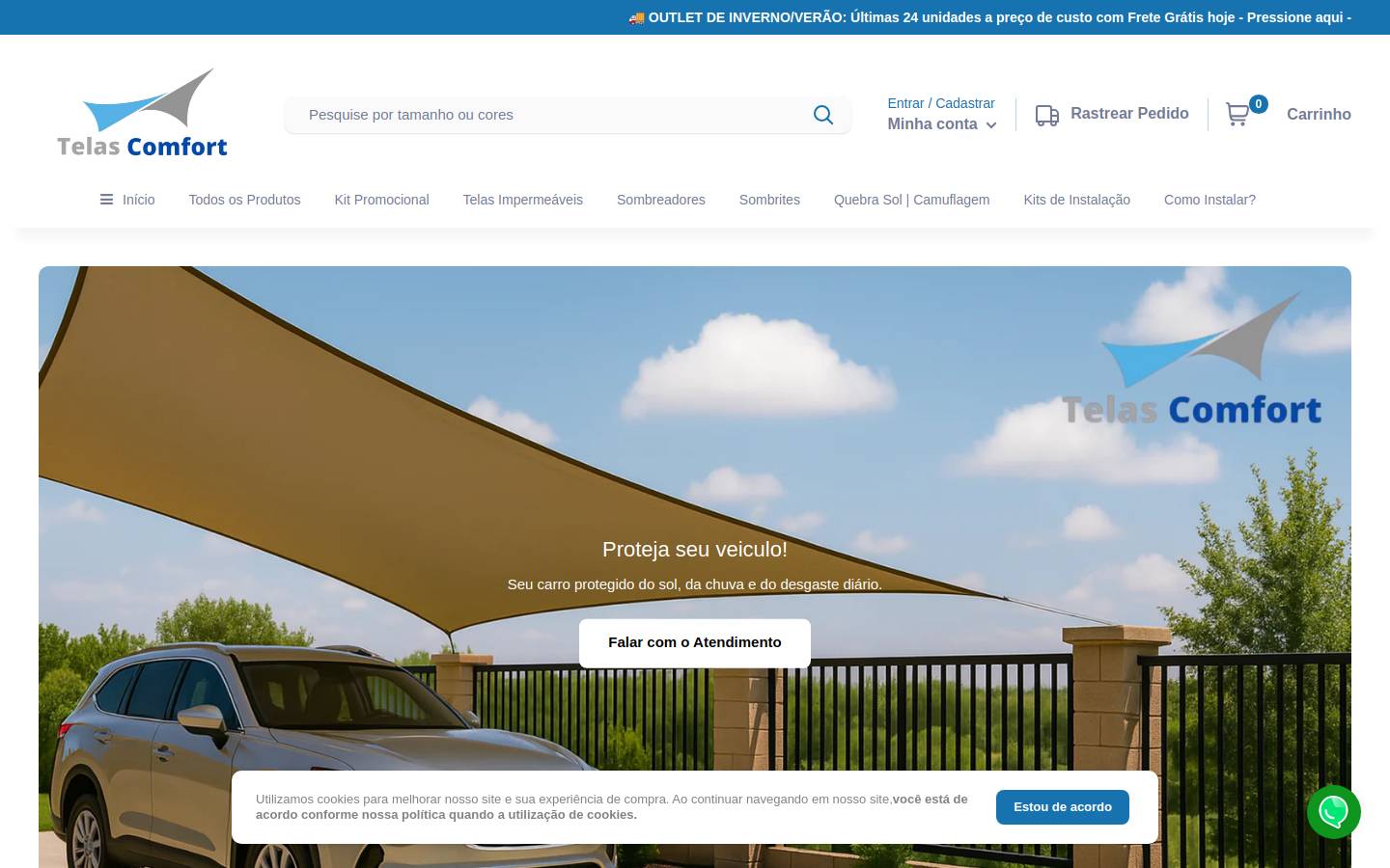 telascomfort.com homepage screenshot