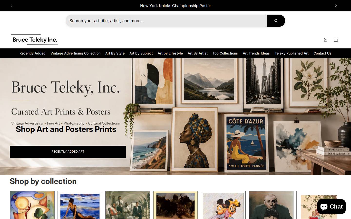 teleky.com homepage screenshot