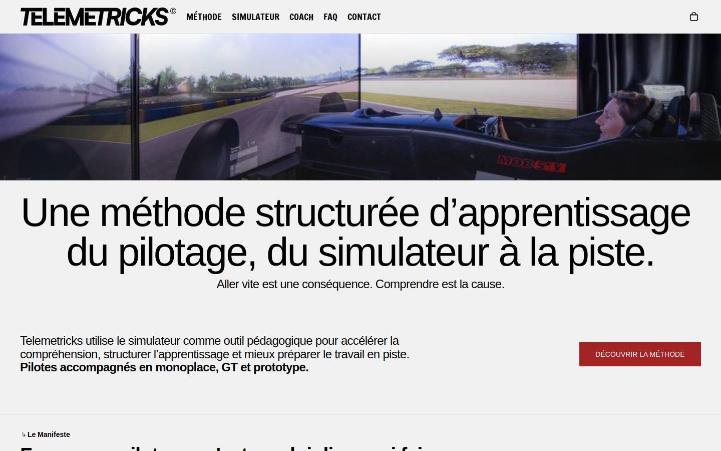 telemetricks.com homepage screenshot