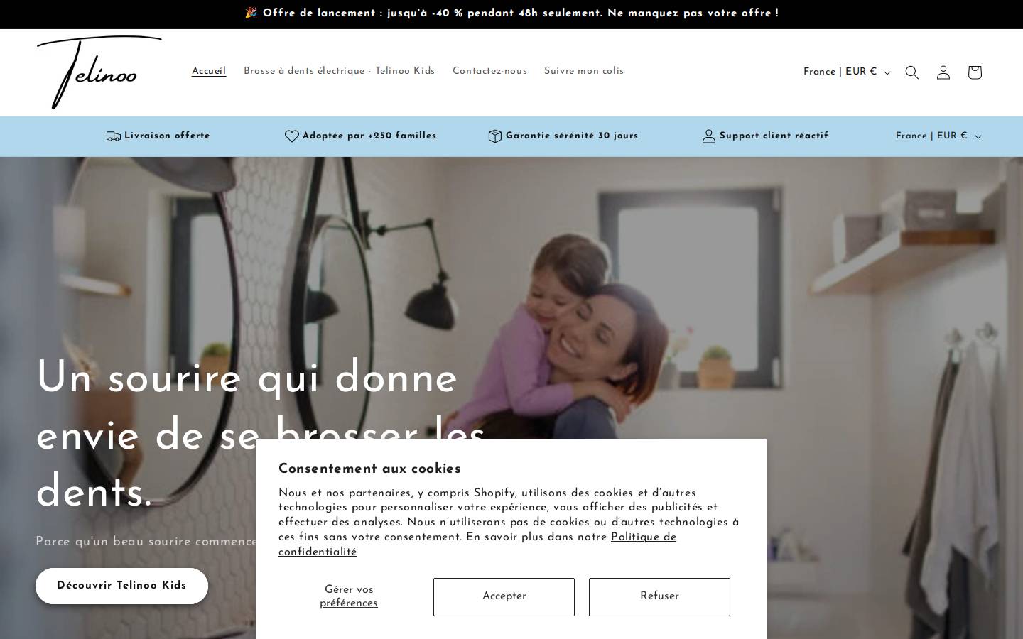 telinoo.com homepage screenshot