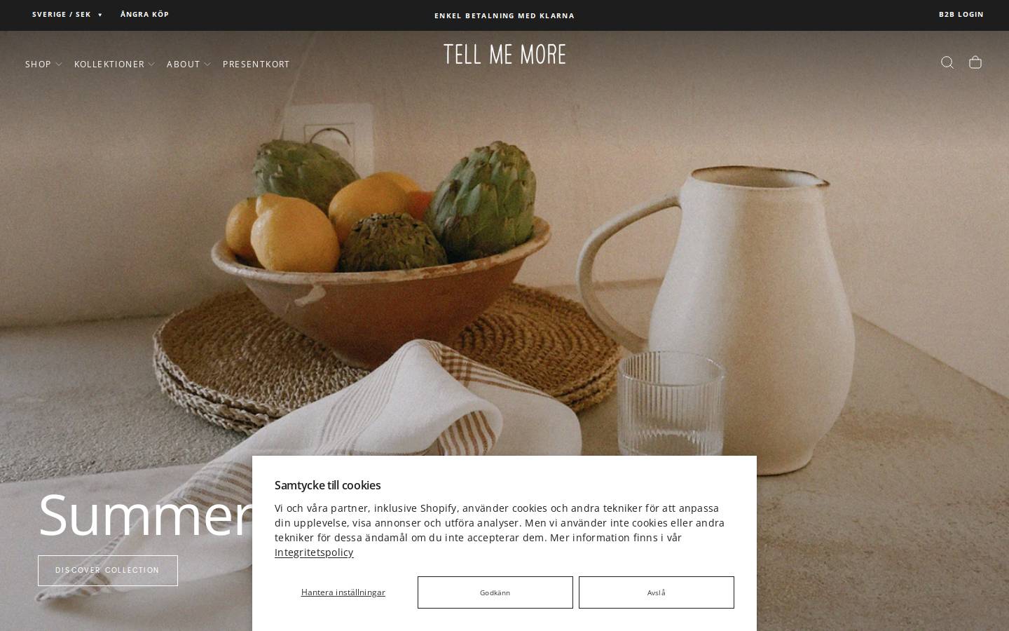 tellmemore.se homepage screenshot